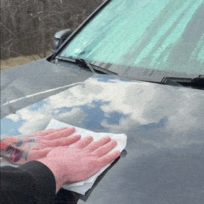 BTS Wodny Magnes - Ekstremalnie chłonny, dwustronny ręcznik do auta XXL